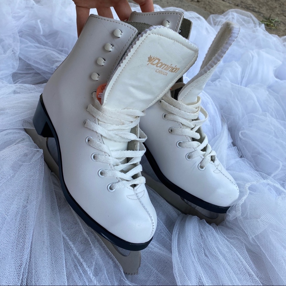 White ice skates